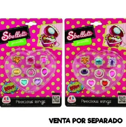 ANILLOS 8 PCS EN BLISTER