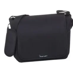 BOLSO LISO NEGRO C/CAMBIADOR -INTERBABY-