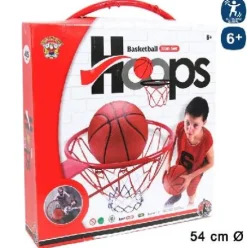 CANASTA BASKET ACERO RED Y PELOTA 45CM