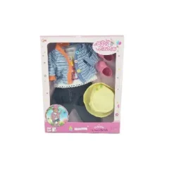 CONJUNTO ROPA MUÑECA 43CM PANTALON+GAFAS