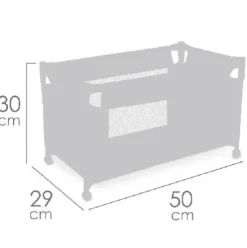 CUNA VIAJE MUÑECA COCO HASTA 46CM