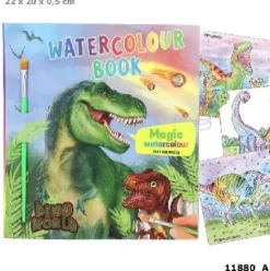 DINO WORLD LIBRO DE ACUARELAS