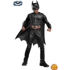 DISFRAZ BATMAN BLACK DELUXE 5-7 AÑOS