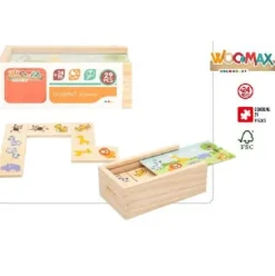 DOMINO MADERA ANIMALES