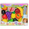 FRUTAS 21 PCS CON CUCHILLO EN CAJA