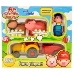 GRANJERO CON TRACTOR Y 2 ANIMALES INFANT