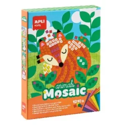 MOSAICO GOMA EVA ANIMALES 4 UD