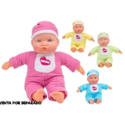 MUÑECO 28CM LLORON 6 SONIDOS SURT