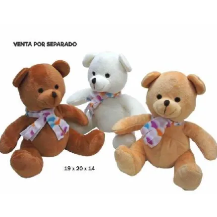 OSITO PELUCHE 3 COLORES SURT