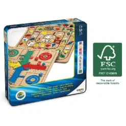 PARCHIS OCA E/CAJA METALICA