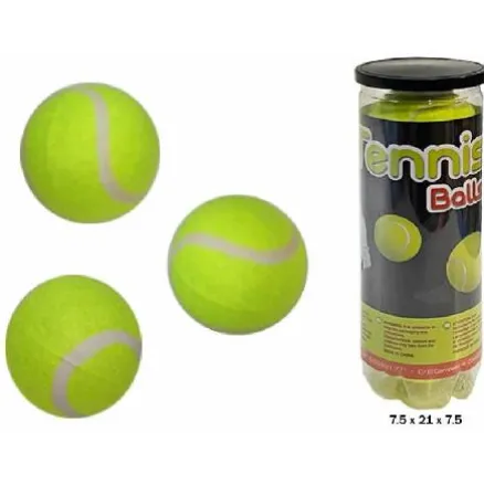 PELOTAS TENIS PACK 3 UD EN BOTE