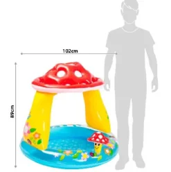 PISCINA 102CM CHAMPIÑON INFANTIL
