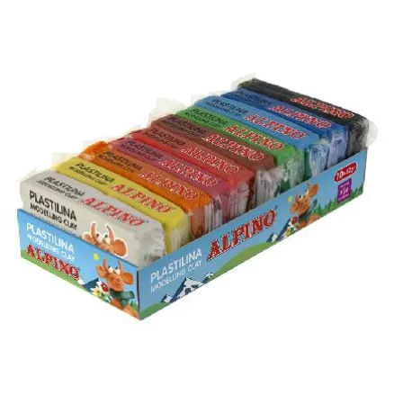 PLASTILINA ALPINO BANDEJA 10 COLORES