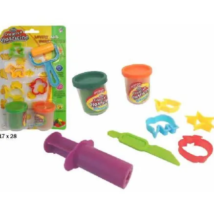 PLASTILINA EN BLISTER 2 SURT.