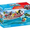 PLAYMOBIL BOTE BOMBEROS MOTO ACUATICA