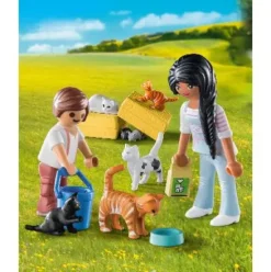 PLAYMOBIL FAMILIA DE GATOS