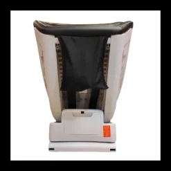 SILLA AUTO 1-2-3 BBGO NEGRA LOGO ROJO