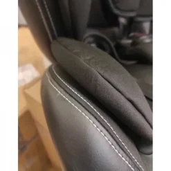 SILLA AUTO 1-2-3 BBGO NEGRA LOGO ROJO