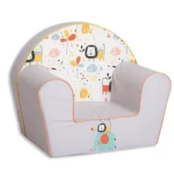 SILLON ANIMALES SELVA GRIS
