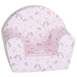 SILLON UNICORNIOS ROSA