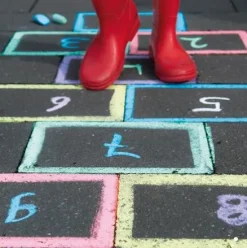 TIZA JUMBO COLORES SURTIDOS REDONDA 6 UD