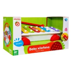 XILOFONO 8 TECLAS CON RUEDAS ARRASTRE