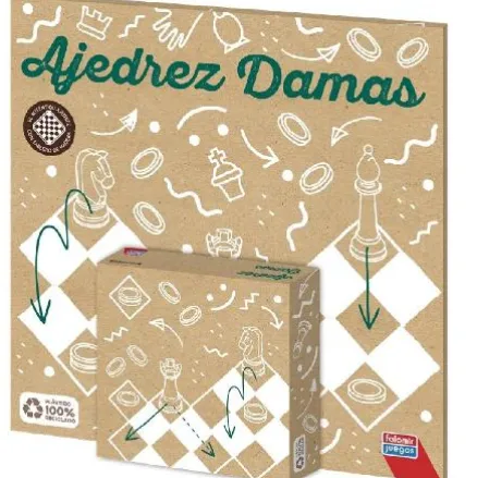 AJEDREZ+DAMAS 40CM C/ACCES -FALOMIR-